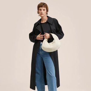 Mango Premium Cotton Classic Trench Coat